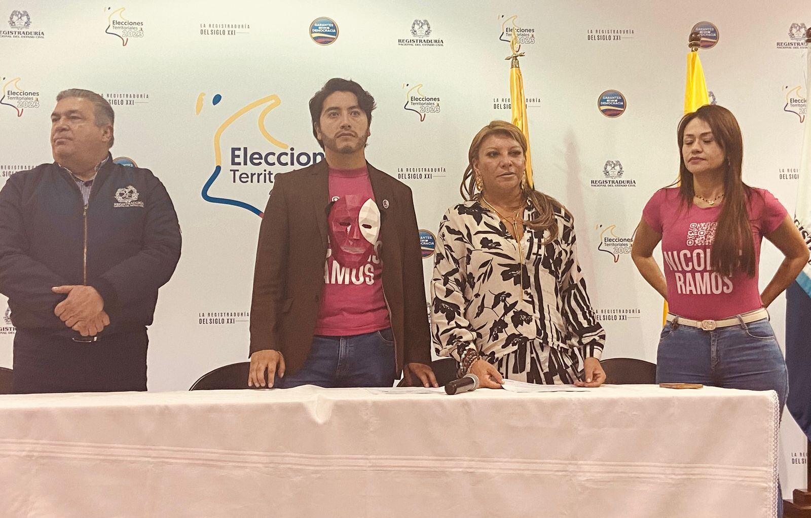 Inscripción de Nicolás Ramos como candidato a la Alcaldía de Bogotá.