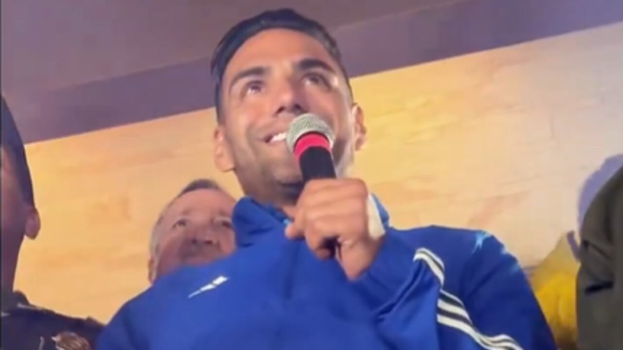 Falcao y sus primeras palabras a los hinchas de Millonarios