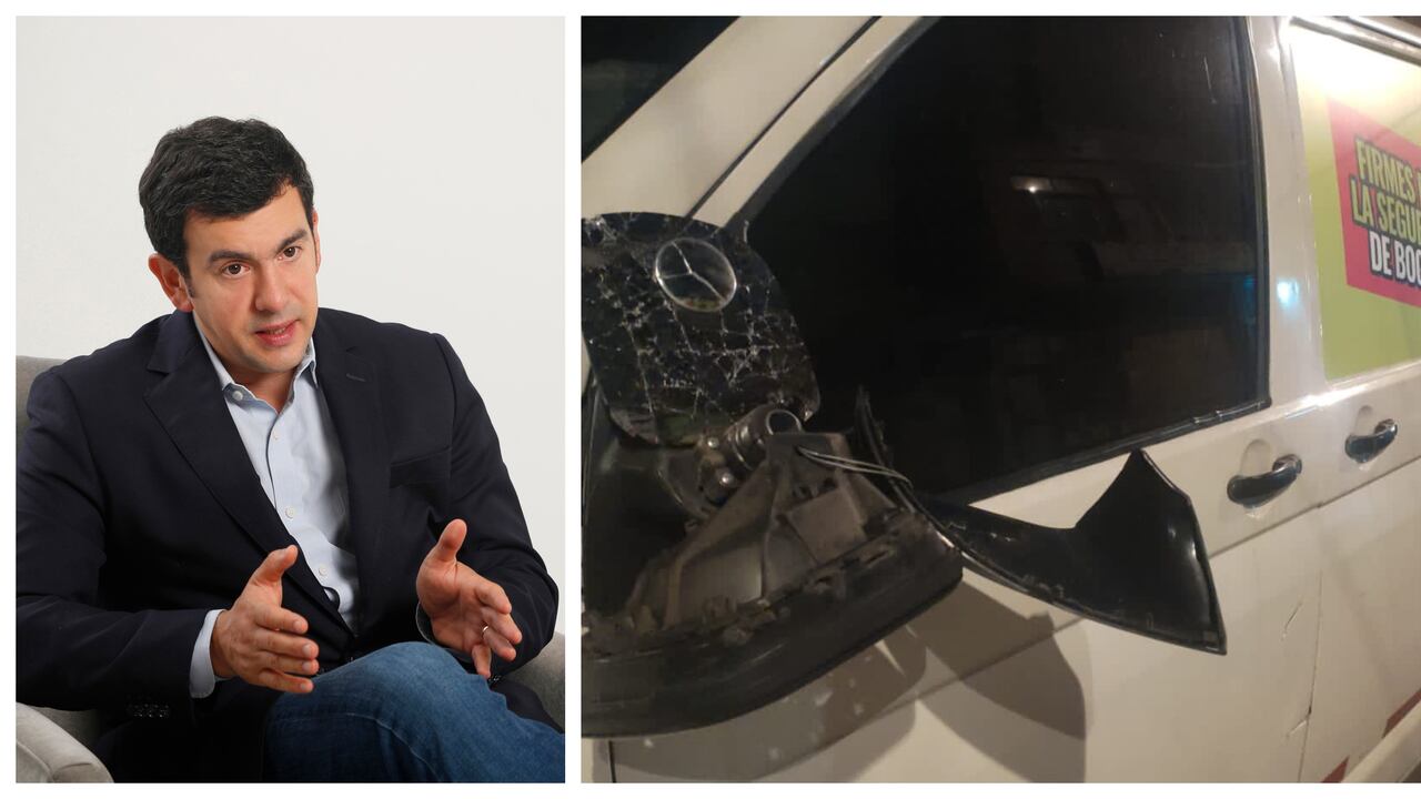 Vandalizan camioneta de amigo de Rodrigo Lara, durante una jornada de recolección de firmas en Bogotá.