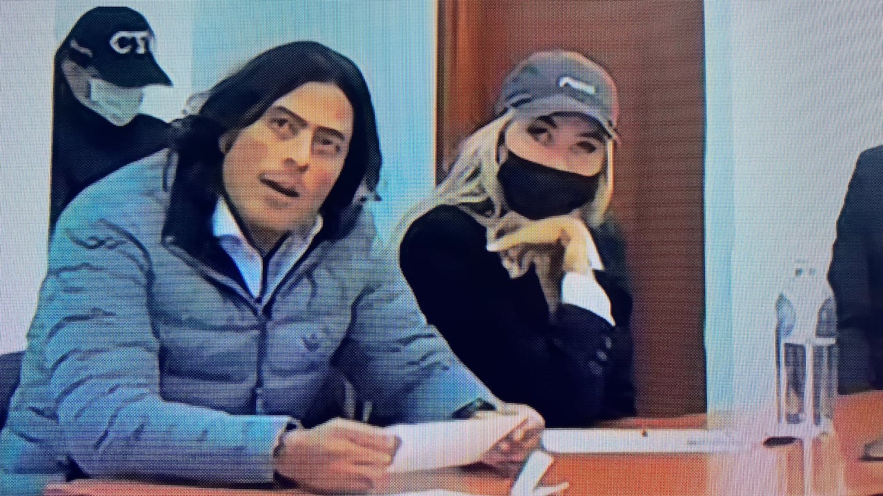 Audiencia de Nicolás Petro y su ex esposa Day Vásquez.