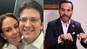 De izquierda a derecha: Miguel Uribe Turbay, María Claudia Tarazona y Abelardo De La Espriella.