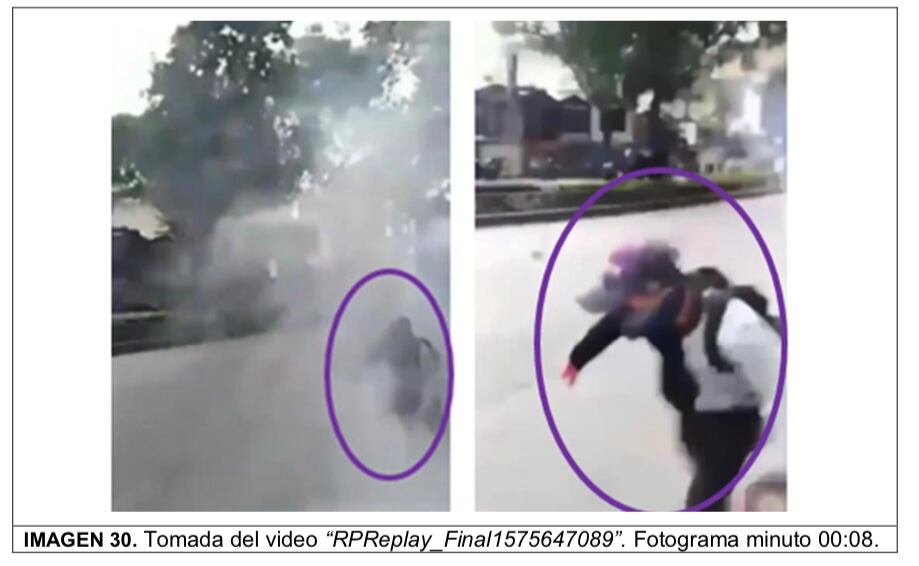 Fotos del informe de Policía Judicial