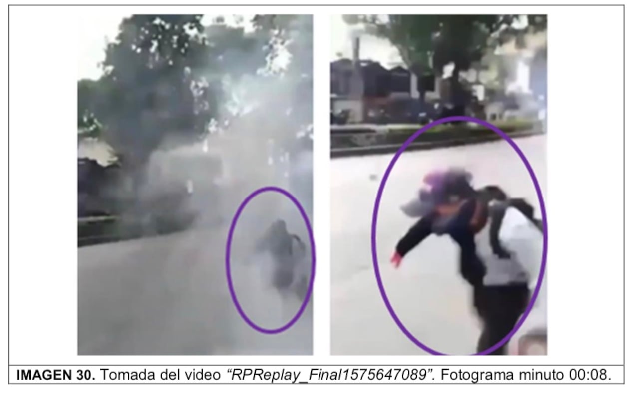 Fotos del informe de Policía Judicial