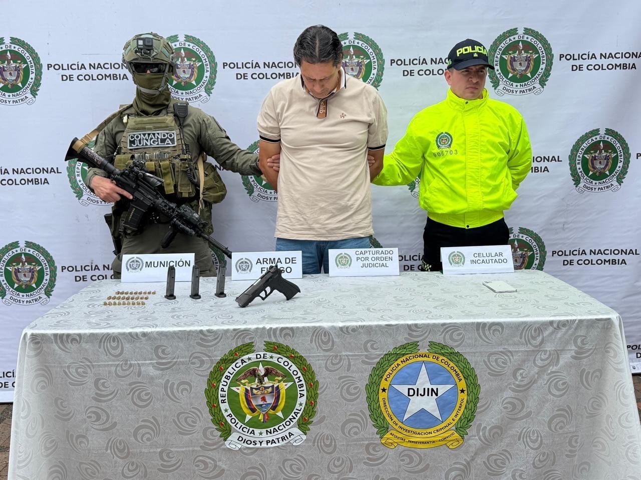 Alias El Flaco, capturado por la Policía en Medellín, Antioquia.
