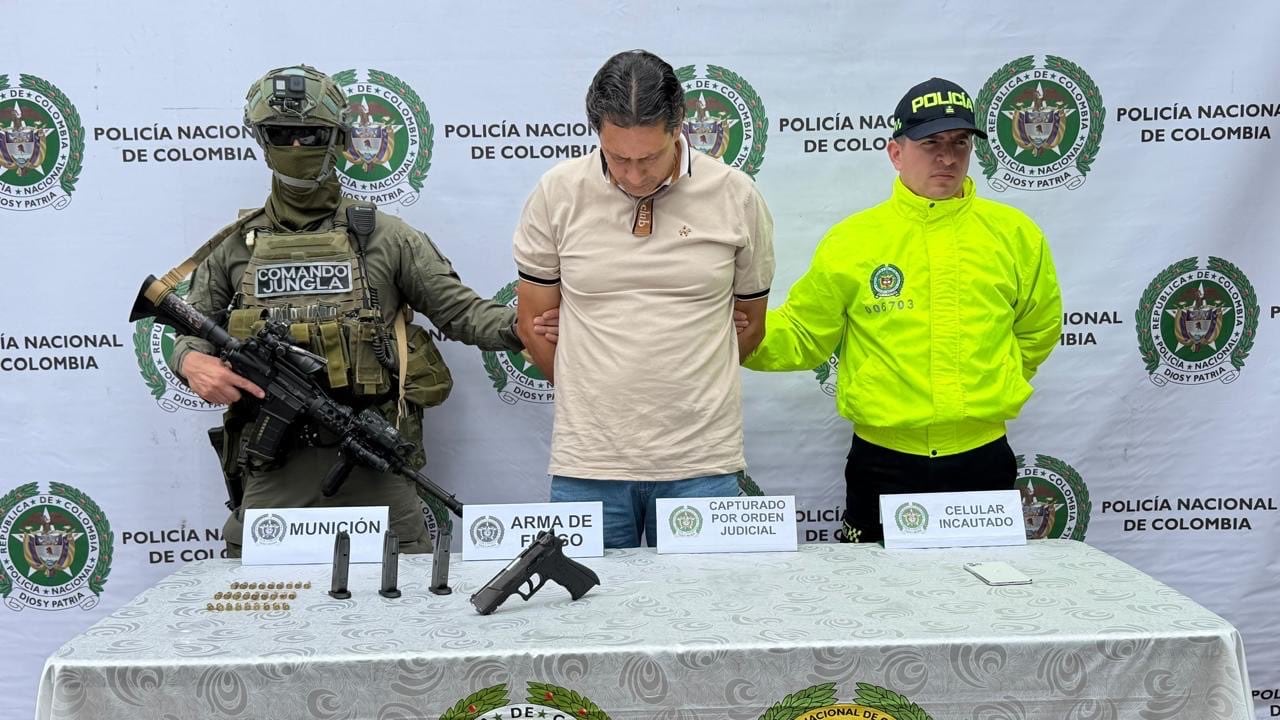 Alias El Flaco, capturado por la Policía en Medellín, Antioquia.