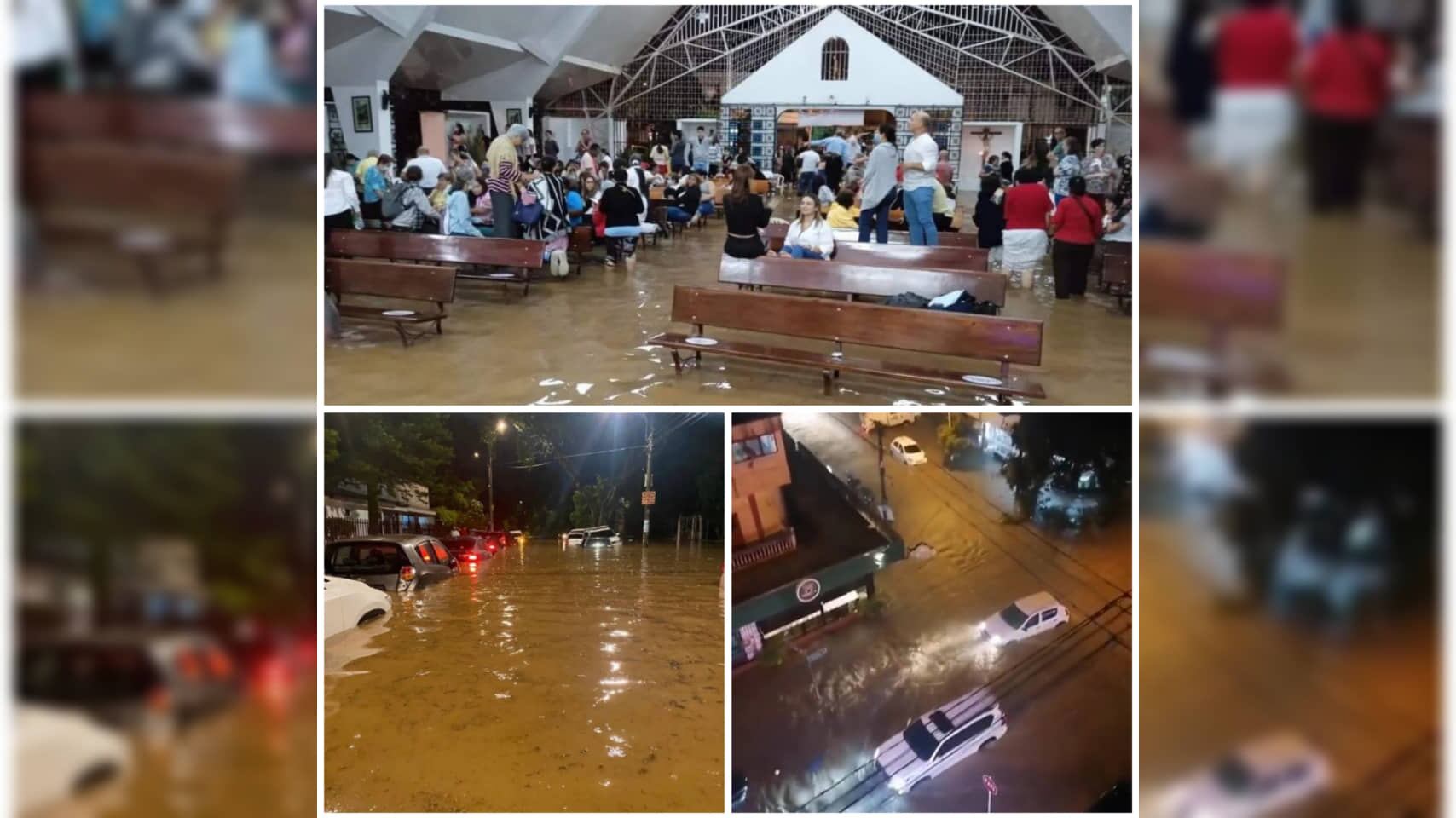Inundaciones al sur y norte de Cali