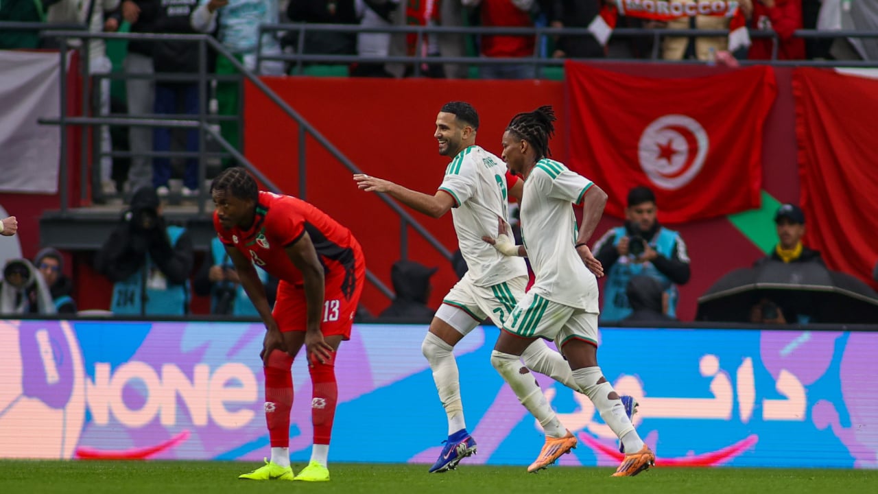 Argelia vs. Sudán por la Copa Africana de Naciones.