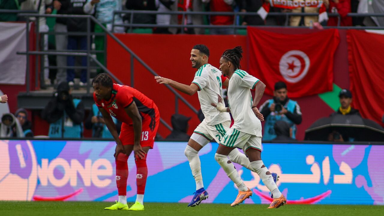 Argelia vs. Sudán por la Copa Africana de Naciones.