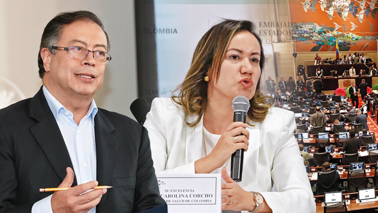El presidente Gustavo Petro y la ministra Carolina Corcho insisten en defender una reforma que el país no conoce. Sin embargo, el Congreso tendrá la última palabra.