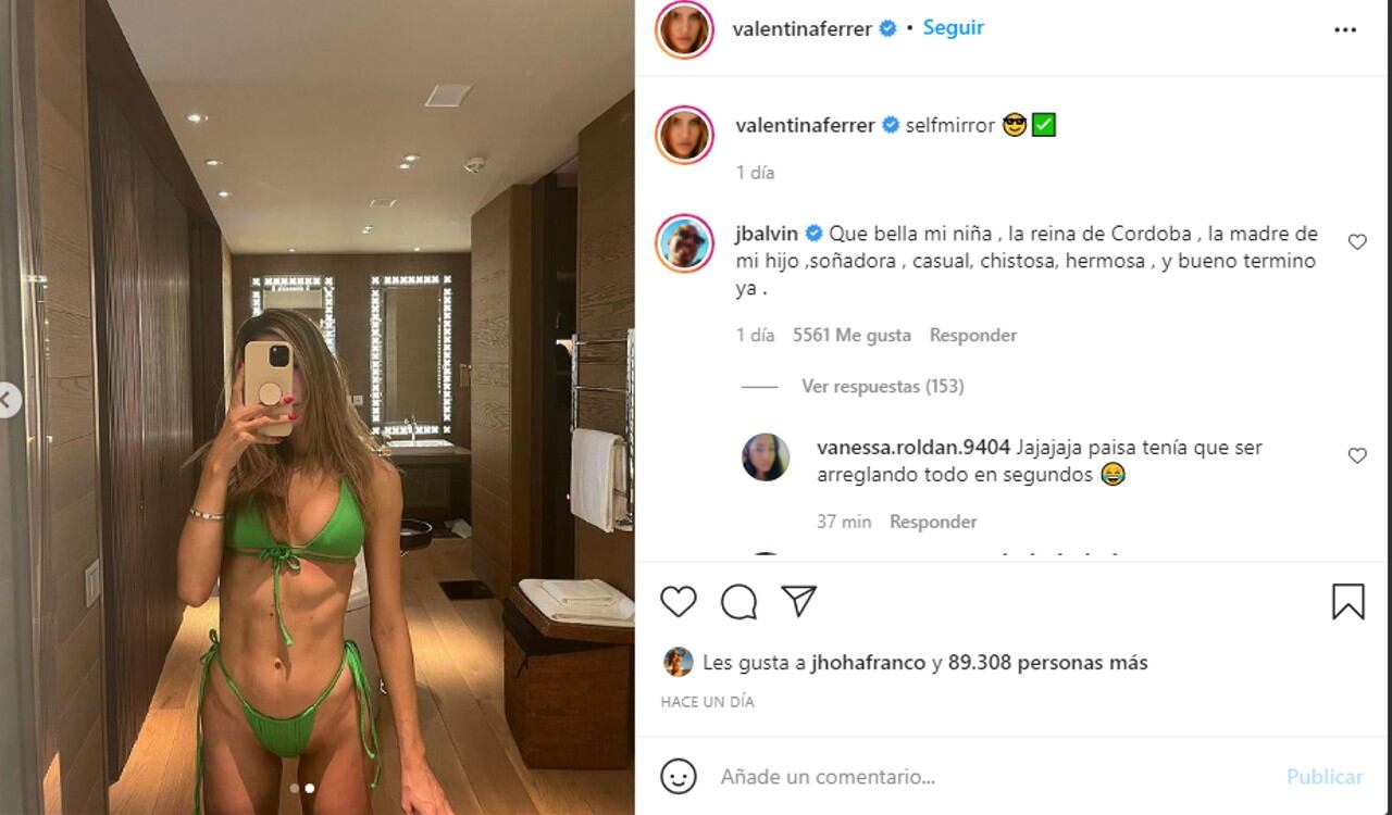 Así quedó actualizado el mensaje de J Balvin tras recibir críticas