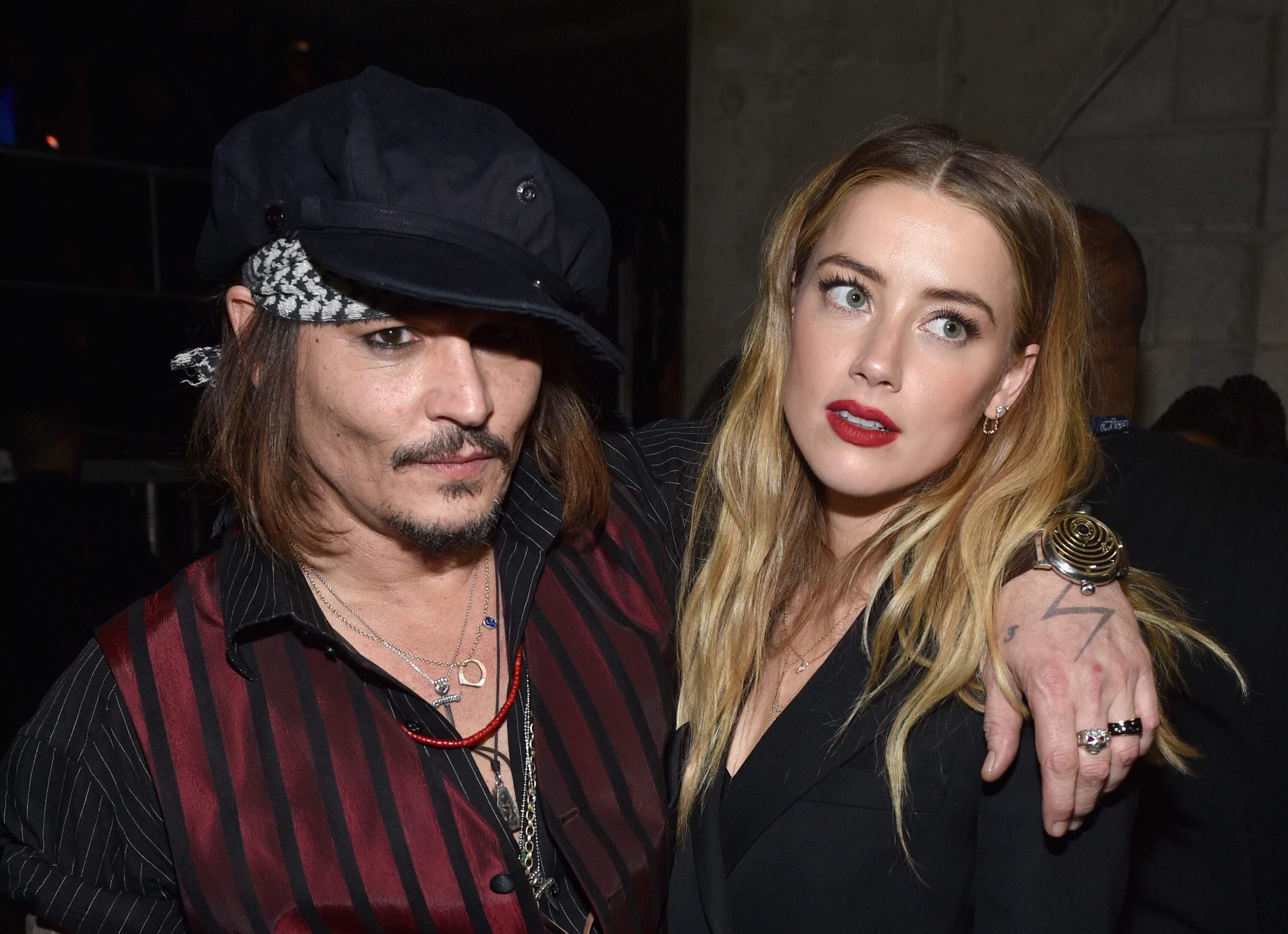 Johnny Depp y  Amber Heard