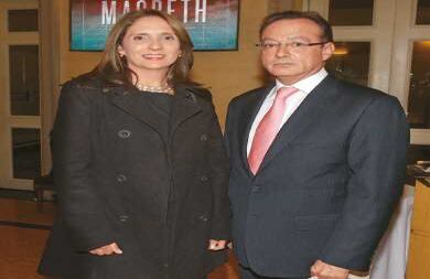 Marcela Villamizar y Max Ojeda.