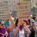 Mujeres marcharon por las calles de Bogotá