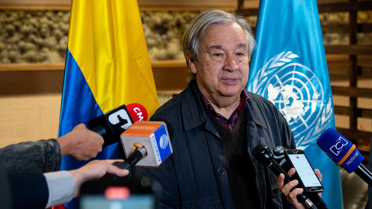 El secretario General de la ONU António Guterres está en Colombia con el fin de conmemorar los cinco años que han pasado de la firma del Acuerdo de Paz con las Farc.