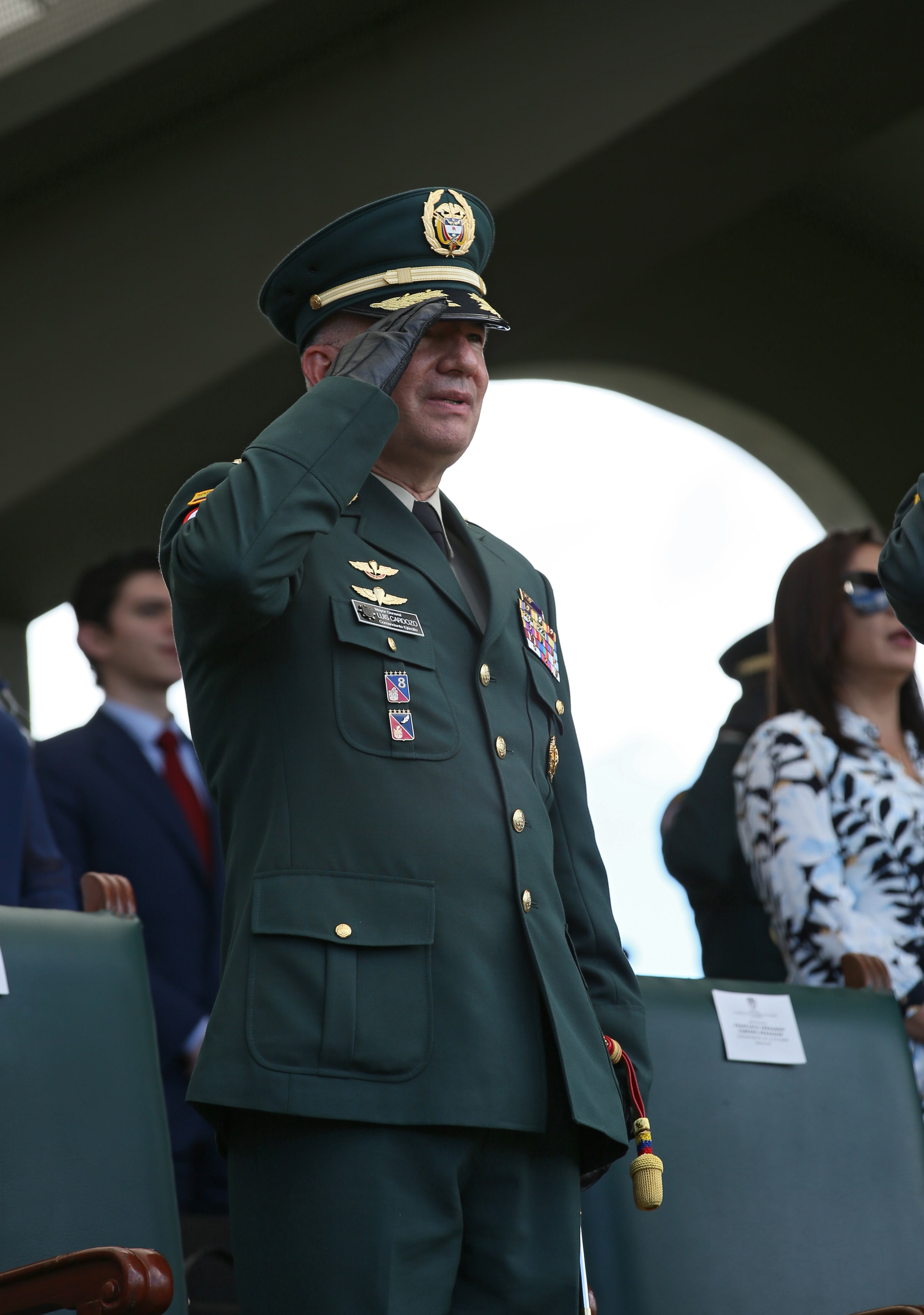 Mayor general Luis Emilio Cardozo Comandante del Ejército Nacional
Ceremonia de transmisión de cambio de mando del Comando del Ejército Nacional
Bogota mayo 31 del 2024
Foto Guillermo Torres Reina / Semana