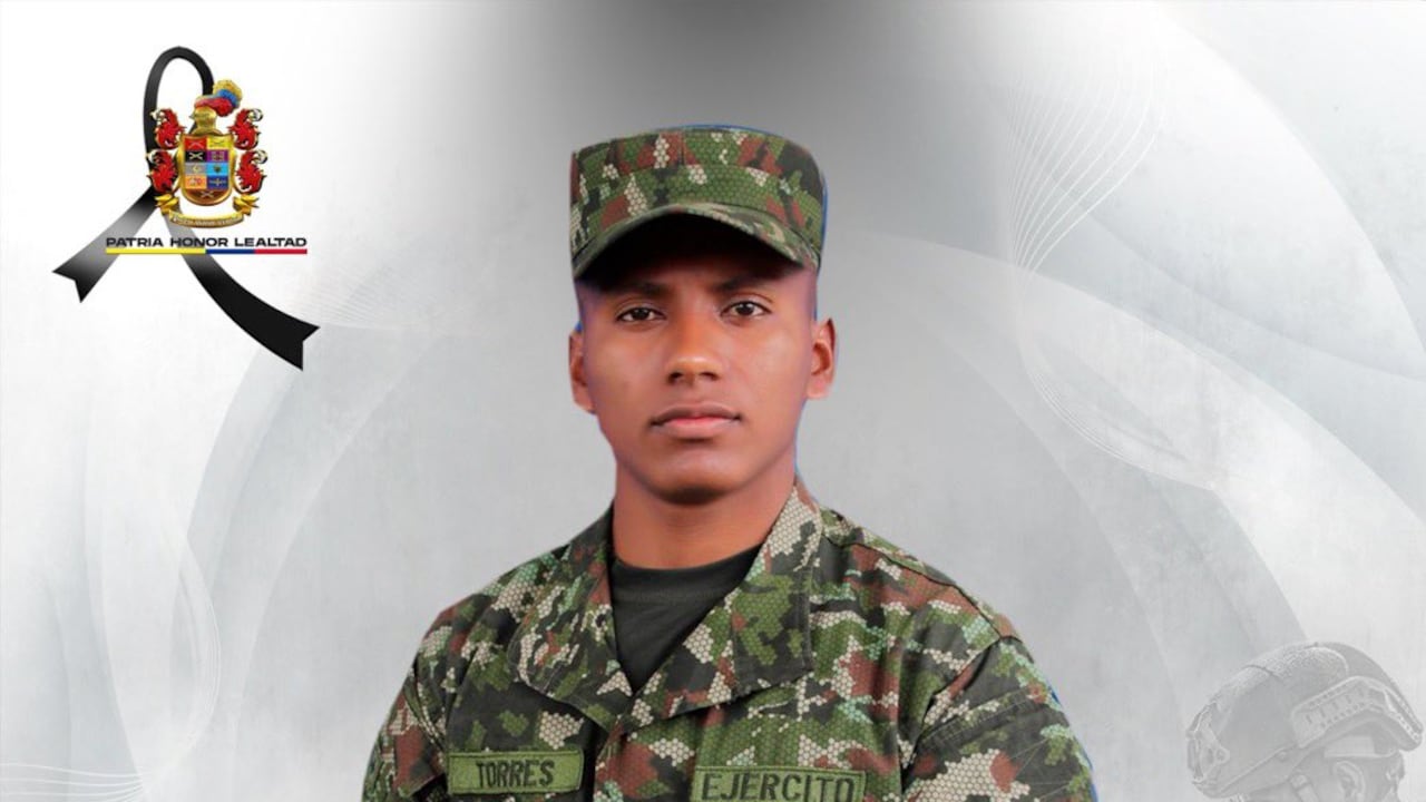 Soldado asesinado por las disidencias de las FARC, Idel José Torres Herrera.