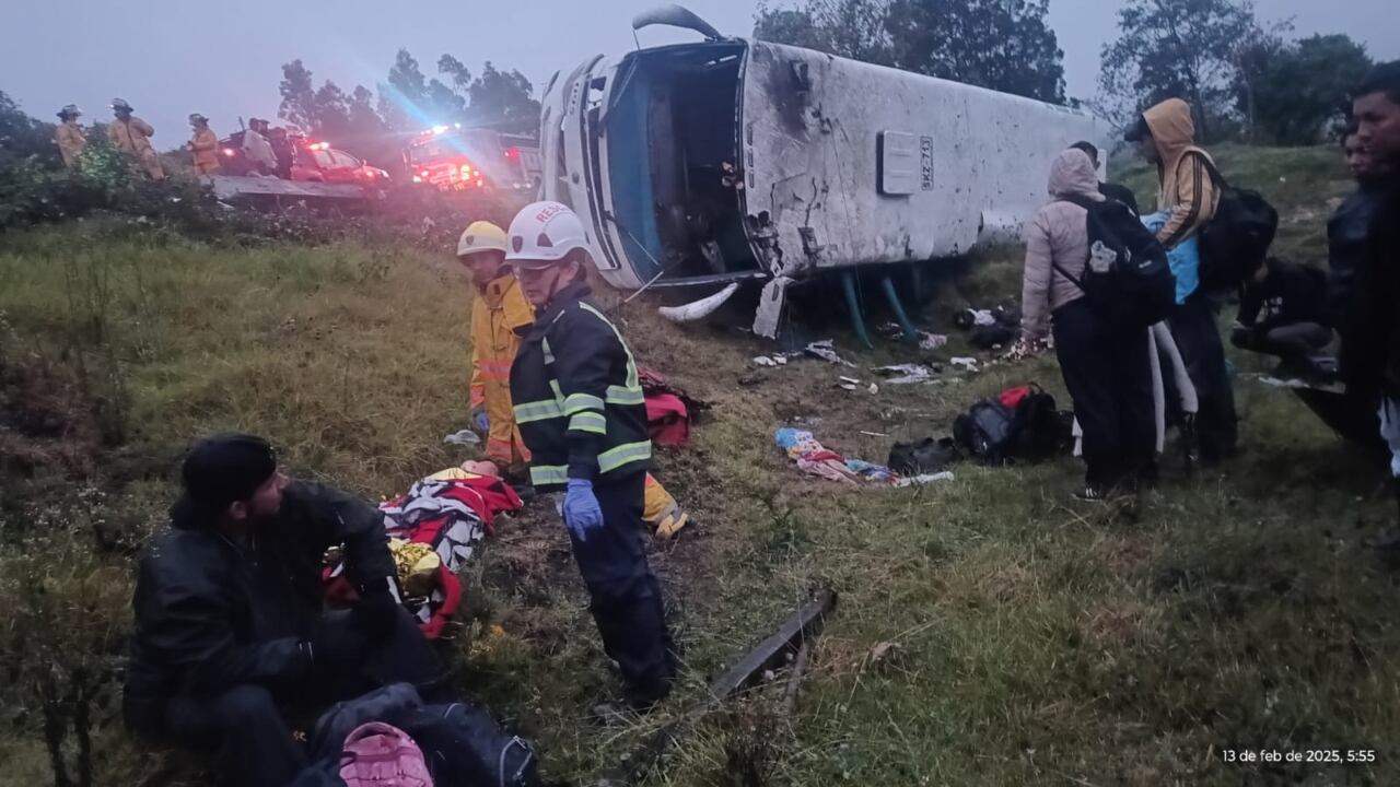 Los heridos fueron trasladados a diferentes centros médicos.