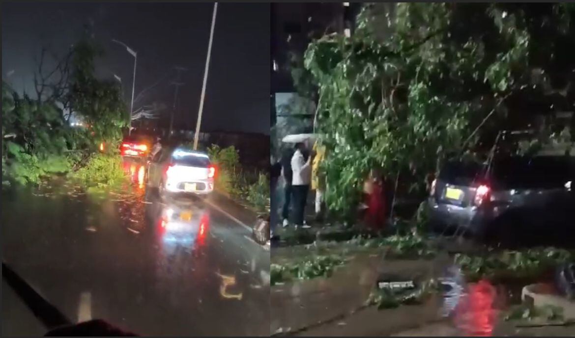 Vendaval en Barranquilla.