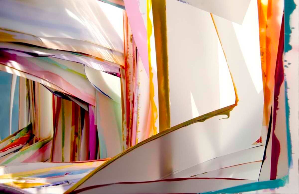 Sus más recientes fotografías nacieron de bordes de papeles desechados por un amigo artista, en los cuales Mehlman encuentra belleza, fuerza y asombro en aquello que para otro es inútil y despreciable.