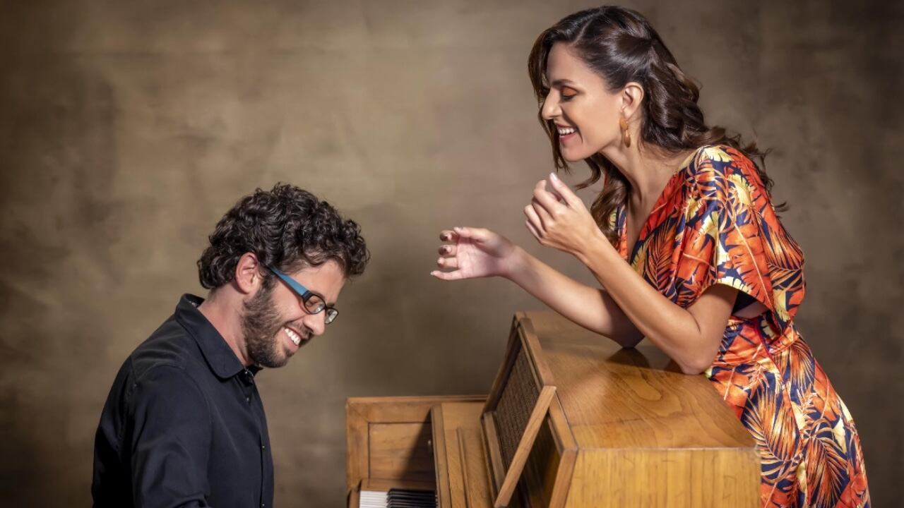 Victoria Sur y Nicolás Ospina en concierto en el Teatro Julio Mario Santodomingo