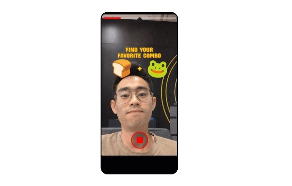 YouTube Shorts añade un nuevo efecto con la cámara selfi en la herramienta de creación Emoji Kitchen