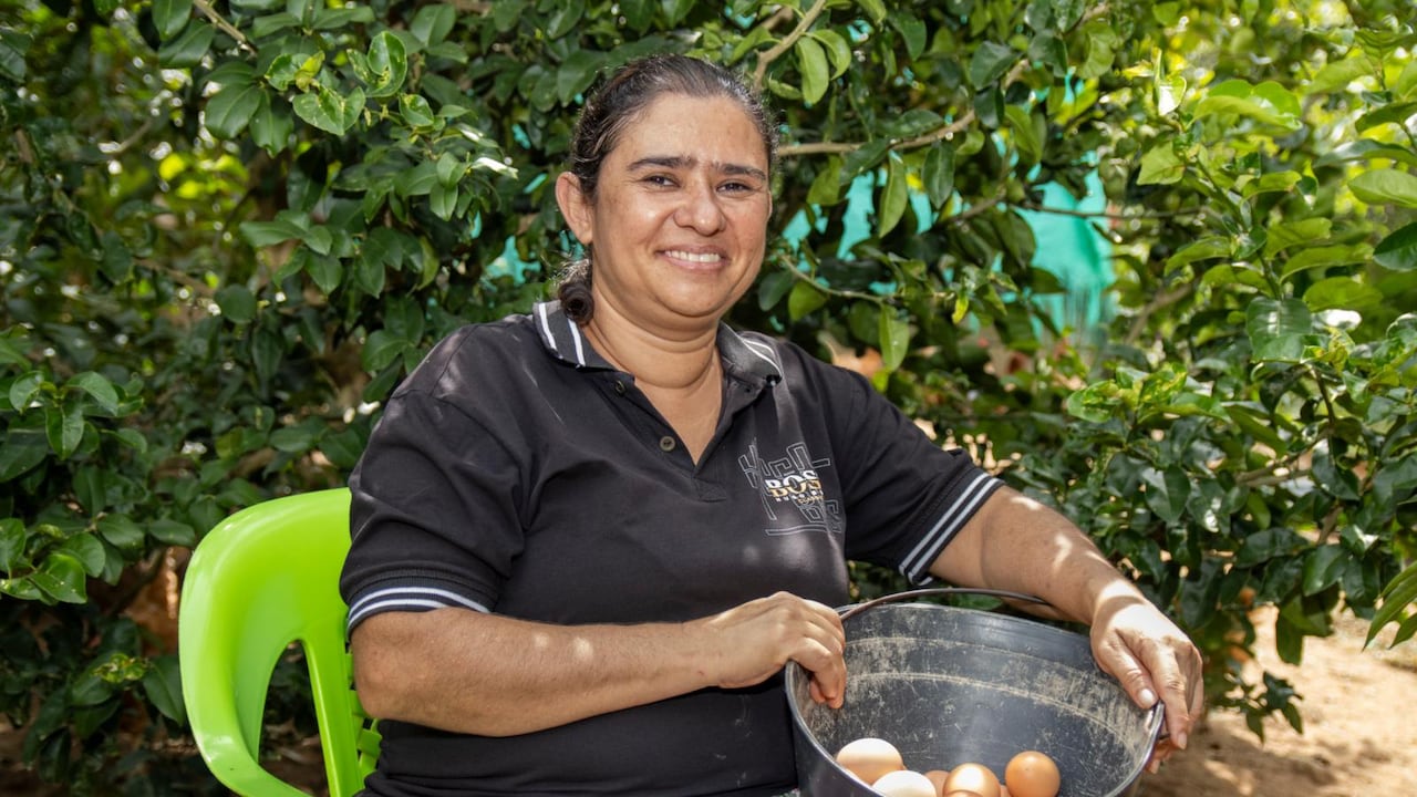 María del Carmen Bedoya, emprendedora rural del municipio de San Carlos.