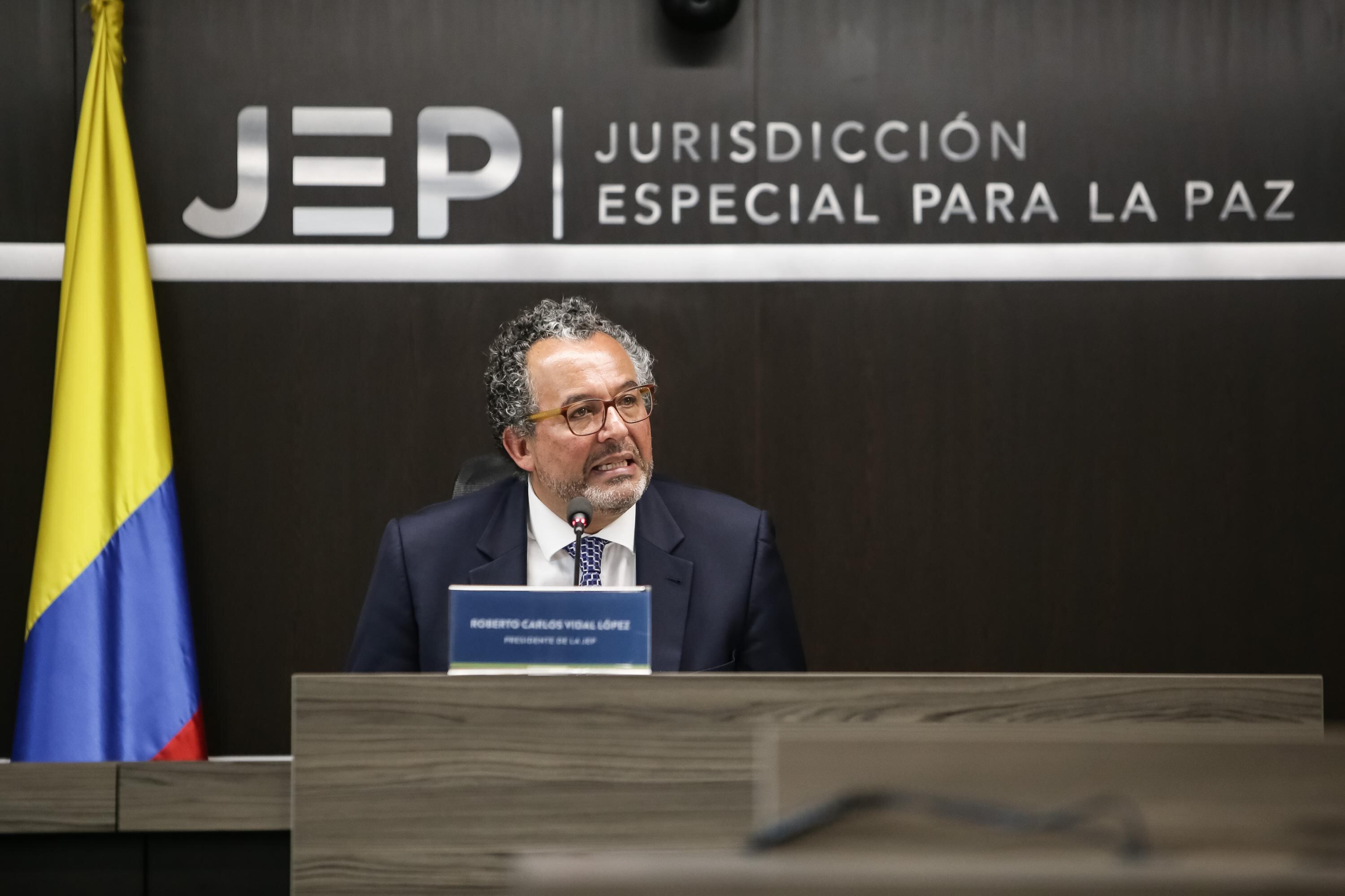 Roberto Vidal, presidente de la JEP.