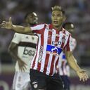 BARRANQUILLA, COLOMBIA - MARCH 04: Teofilo Gutierrez of Junior reacts during a group A match of Copa CONMEBOL Libertadores between Junior and Flamengo at Estadio Metropolitano on March 4, 2020 in Barranquilla, Colombia. (Photo by Daniel Munoz/VIEW press via Getty Images)