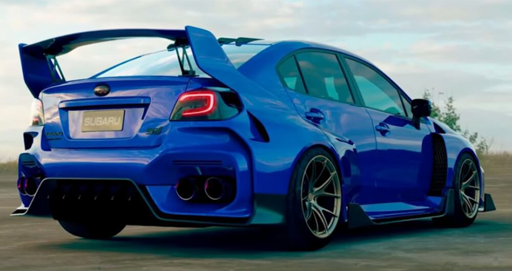 "Renders" de como se vería el nuevo Subaru WRX 2022.