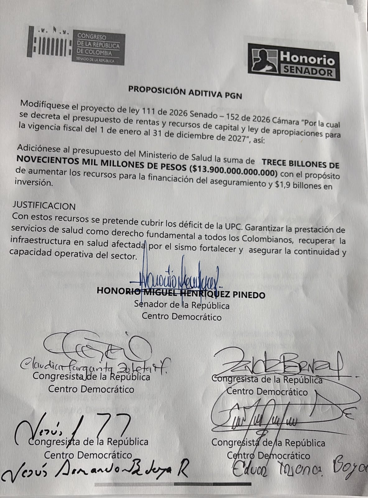 La ministra de Salud, Ana María Vesga, anunció lo que será el aumento de la UPC para 2027.