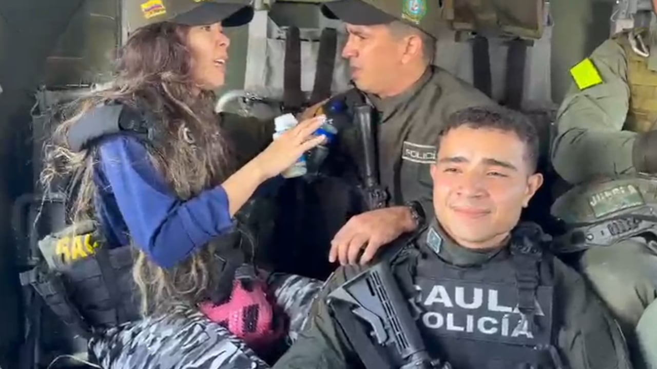 Yennis Vanessa Salazar, expersonera de Tamalameque liberada por el Gaula, la FAC y la FIscalía.