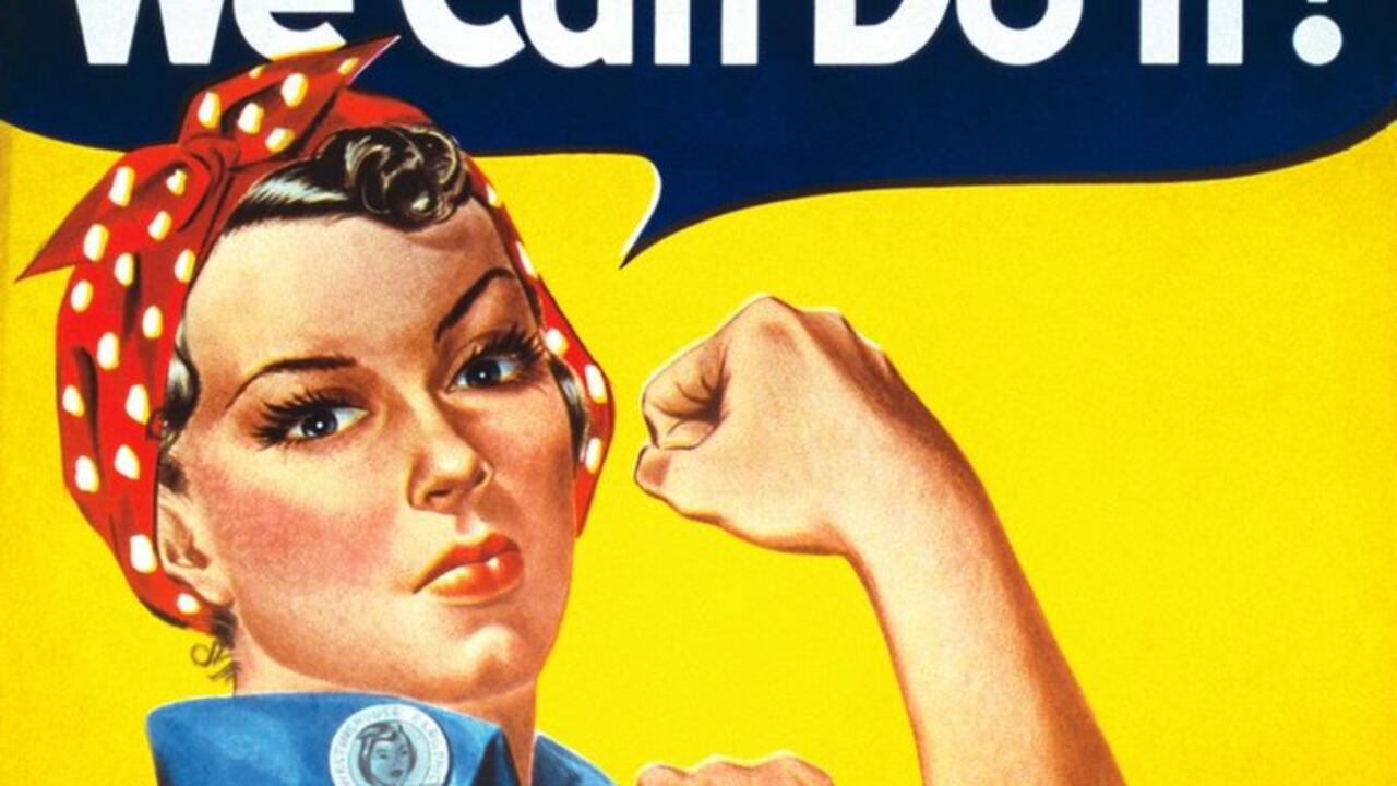 "Rosie, la remachadora" se convirtió en un símbolo de la fortaleza de la mujer durante la Segunda Guerra Mundial y desde entonces ha sido reinterpretada mundialmente como símbolo del empoderamiento femenino.