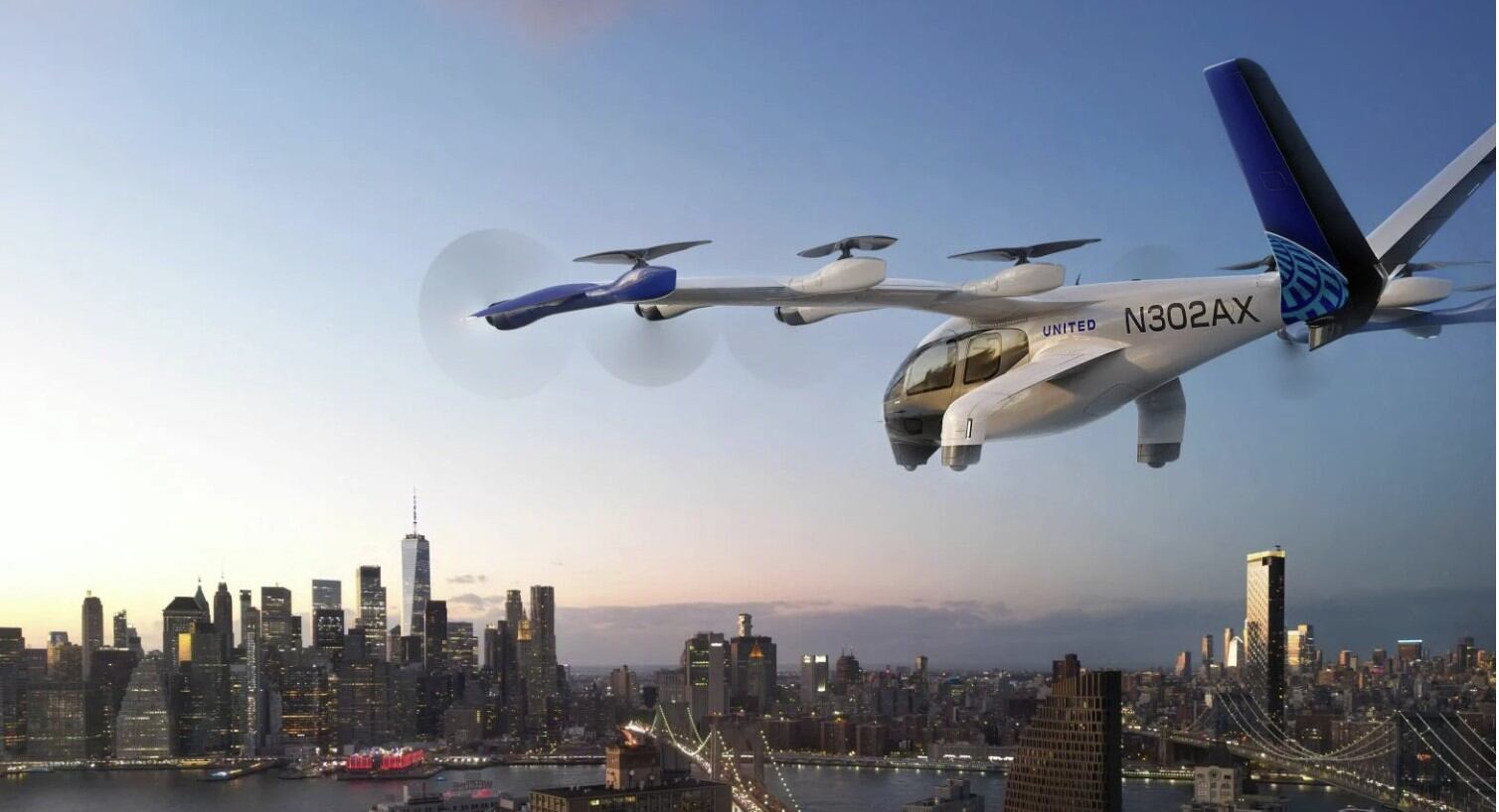 Archer y United anunciaron una alianza para poner en marcha este programa de taxis voladores en Nueva York