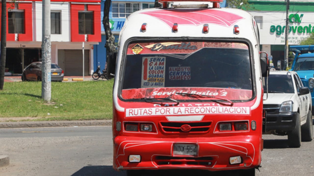 Transporte público en Cali.