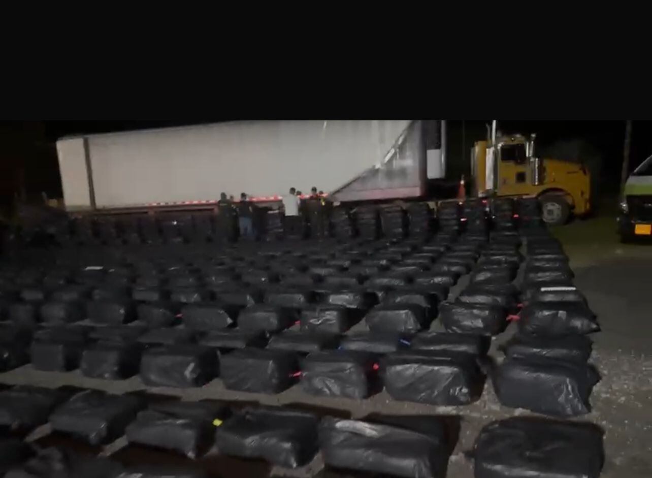 La Policía decomisó más de siete toneladas de marihuana de las disidencias de las Farc.