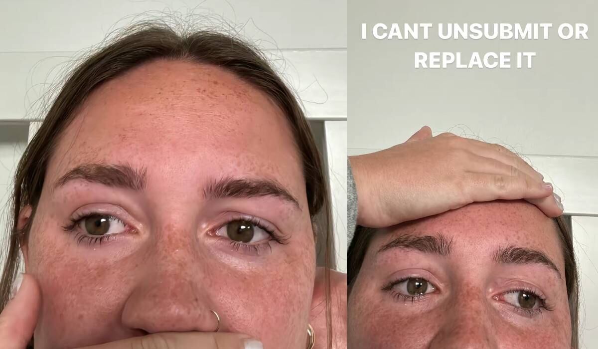 La mujer envió por error su hoja de vida con un error que la hizo llorar