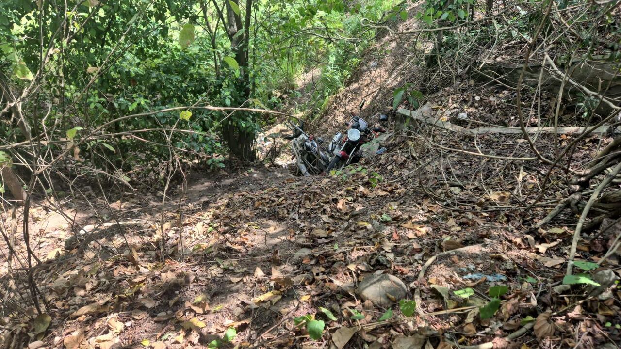 Motocicleta vinculada a la masacre de familia pastoral en el Cesar.