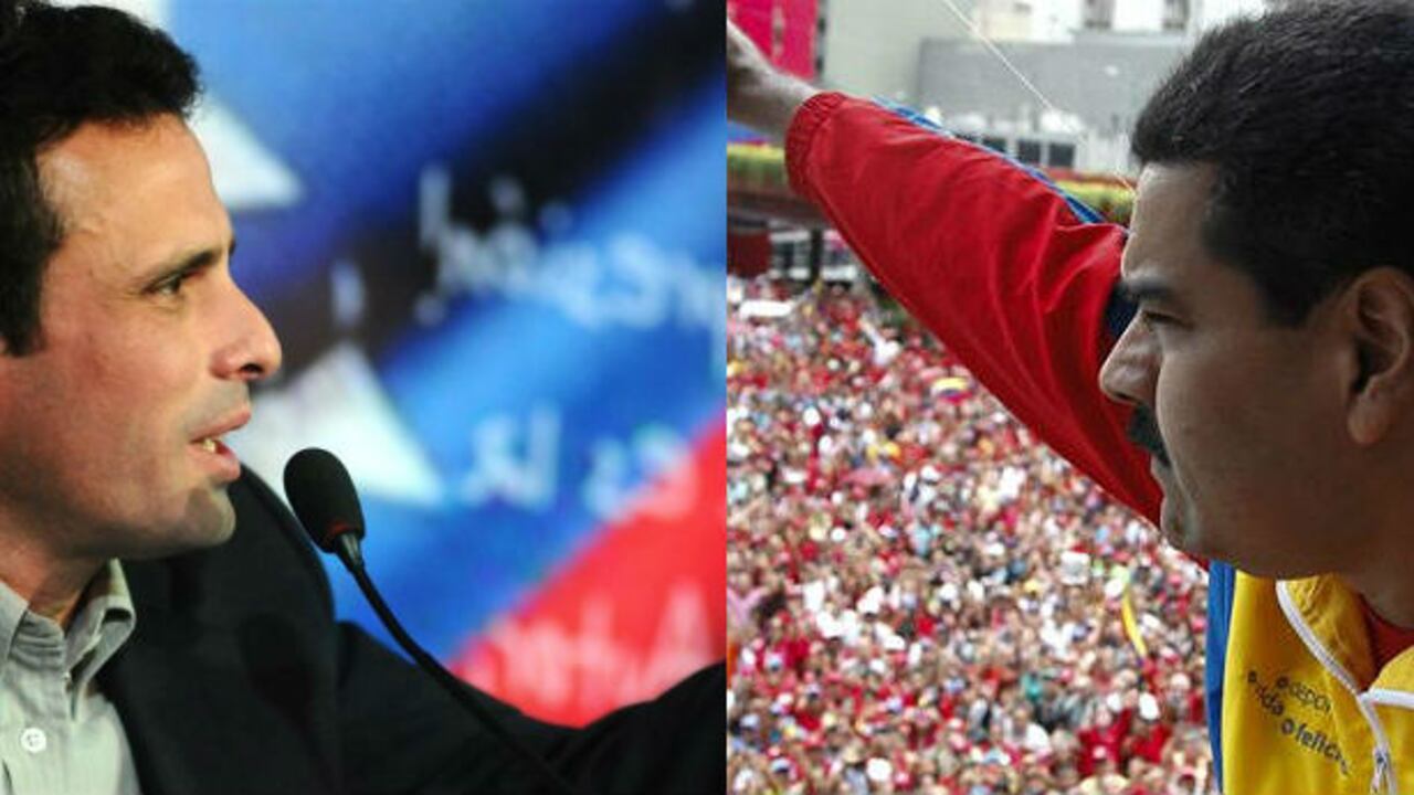Capriles y Maduro son protagonistas del enfrentamiento.