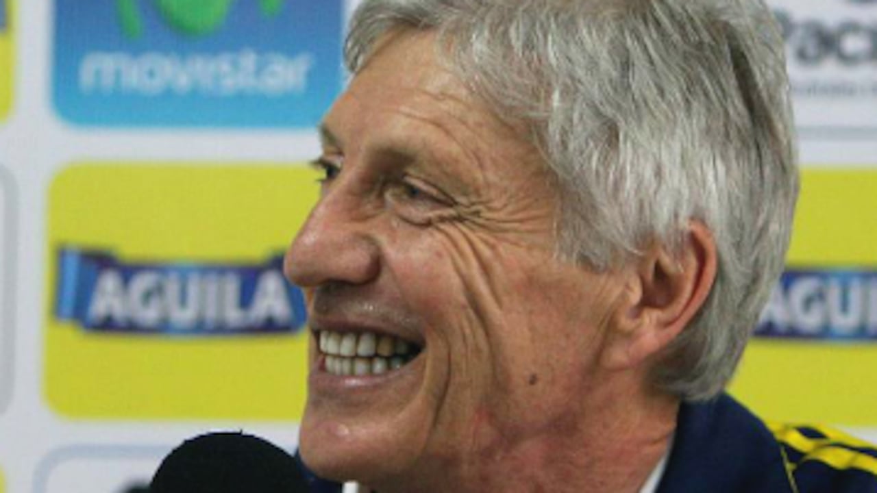 El técnico de la selección colombiana de fútbol, José Pekerman.