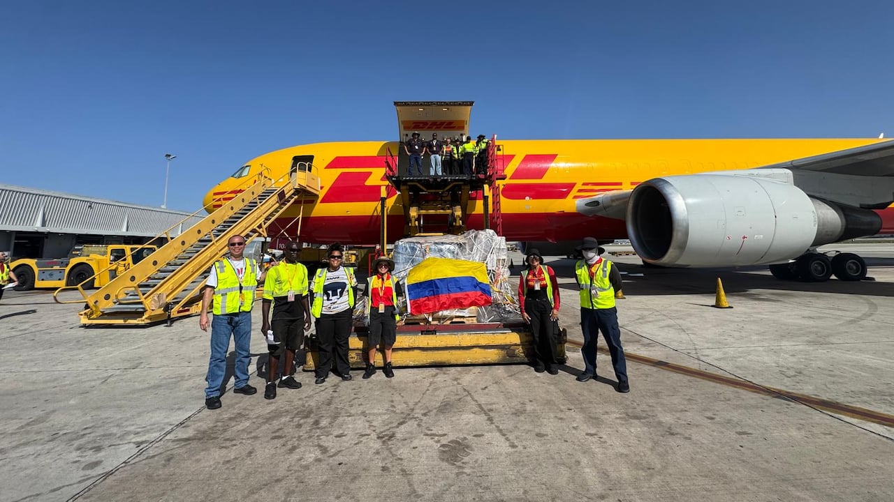 DHL Group ha movilizado 200 toneladas de ayuda humanitaria.