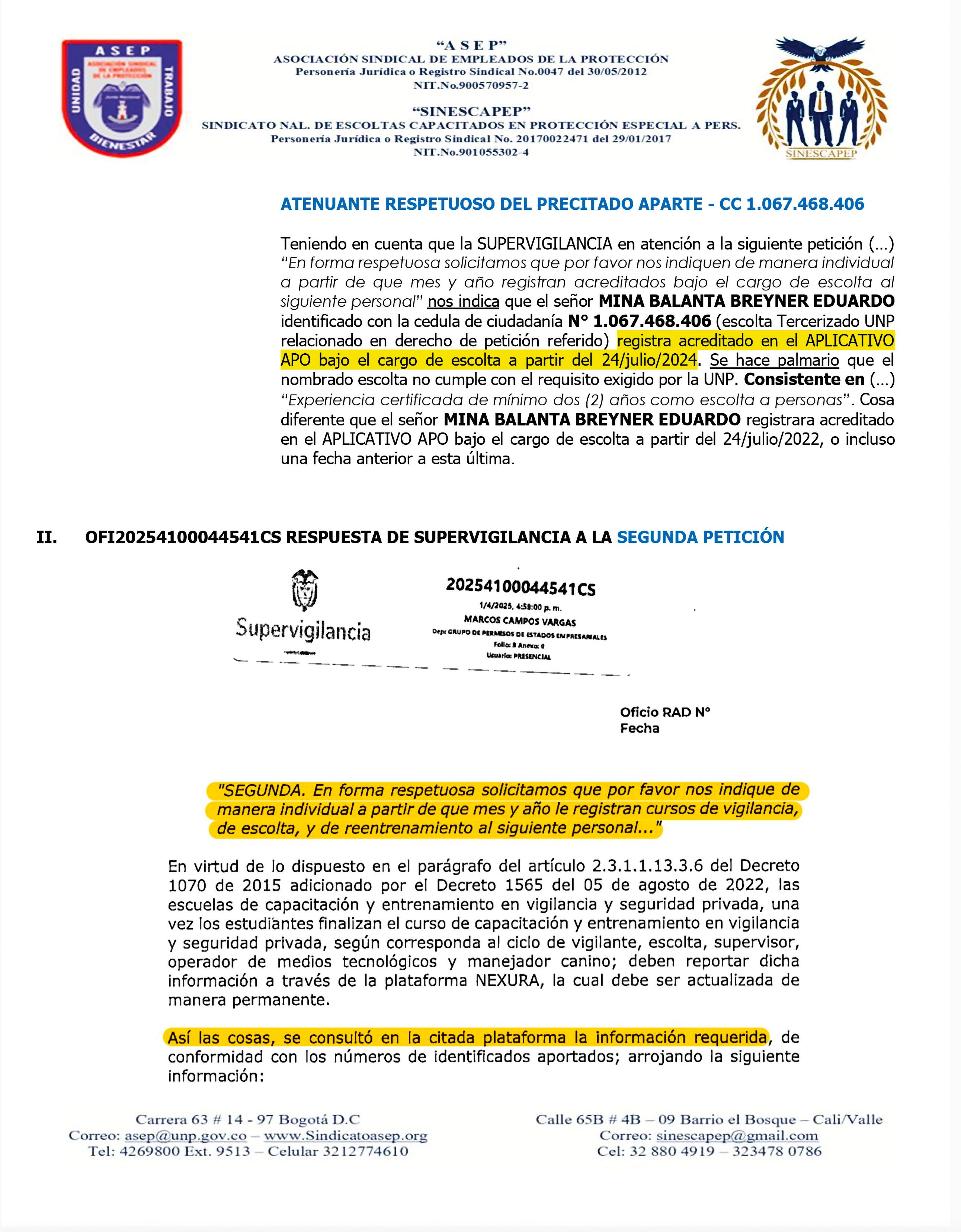 UNIDAD NACIONAL DE PROTECCIÓN