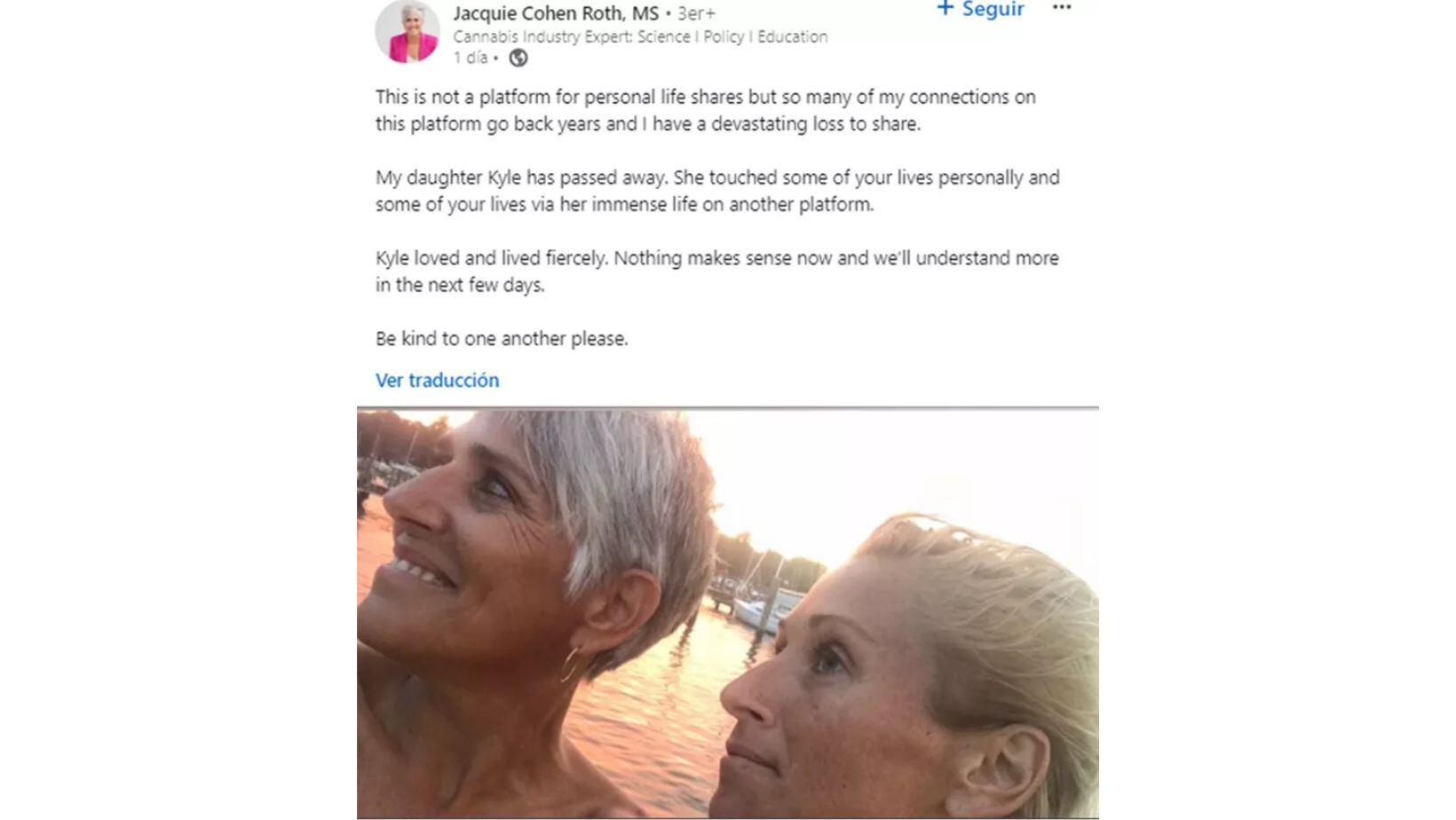 Conmoción por la muerte de Kyle Marisa Roth, reconocida influencer y estrella de TikTok