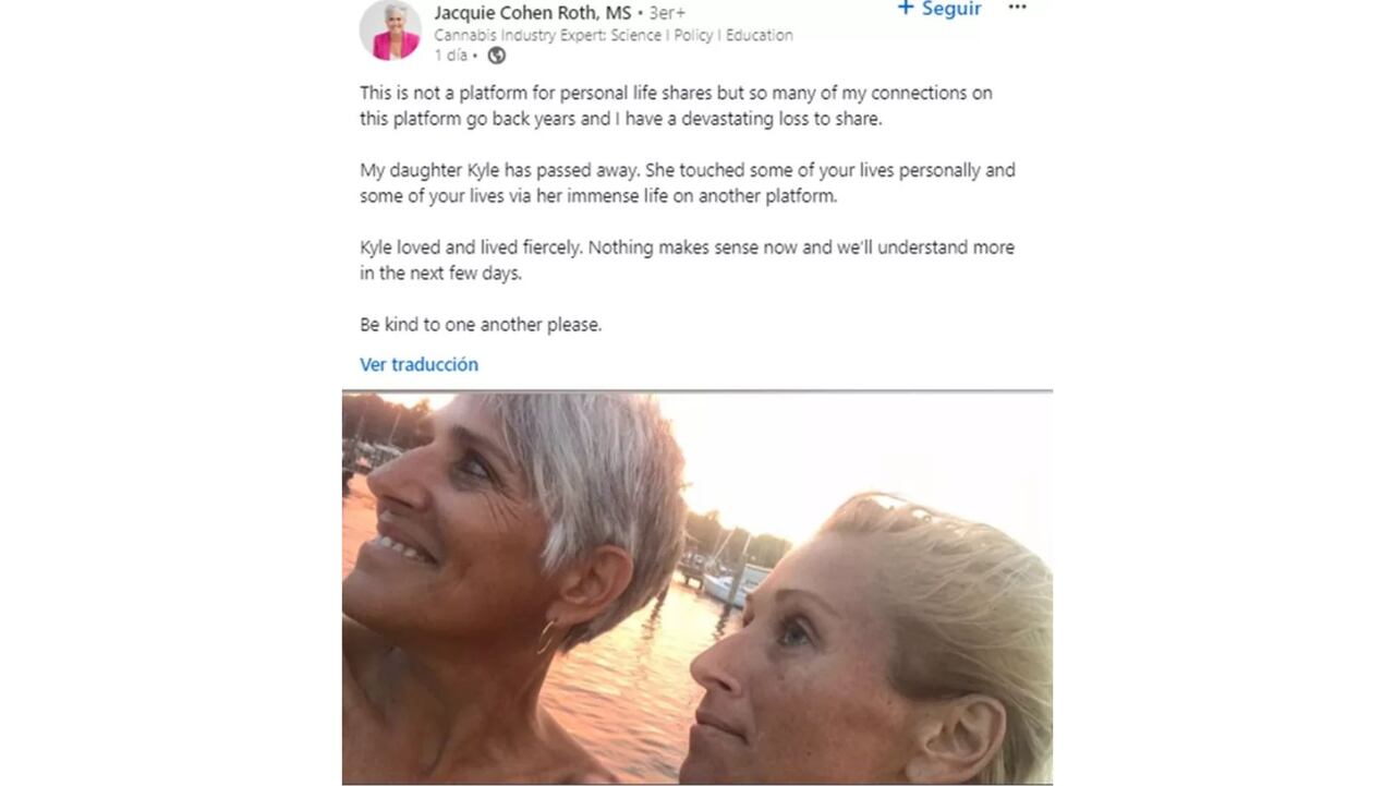 Conmoción por la muerte de Kyle Marisa Roth, reconocida influencer y estrella de TikTok