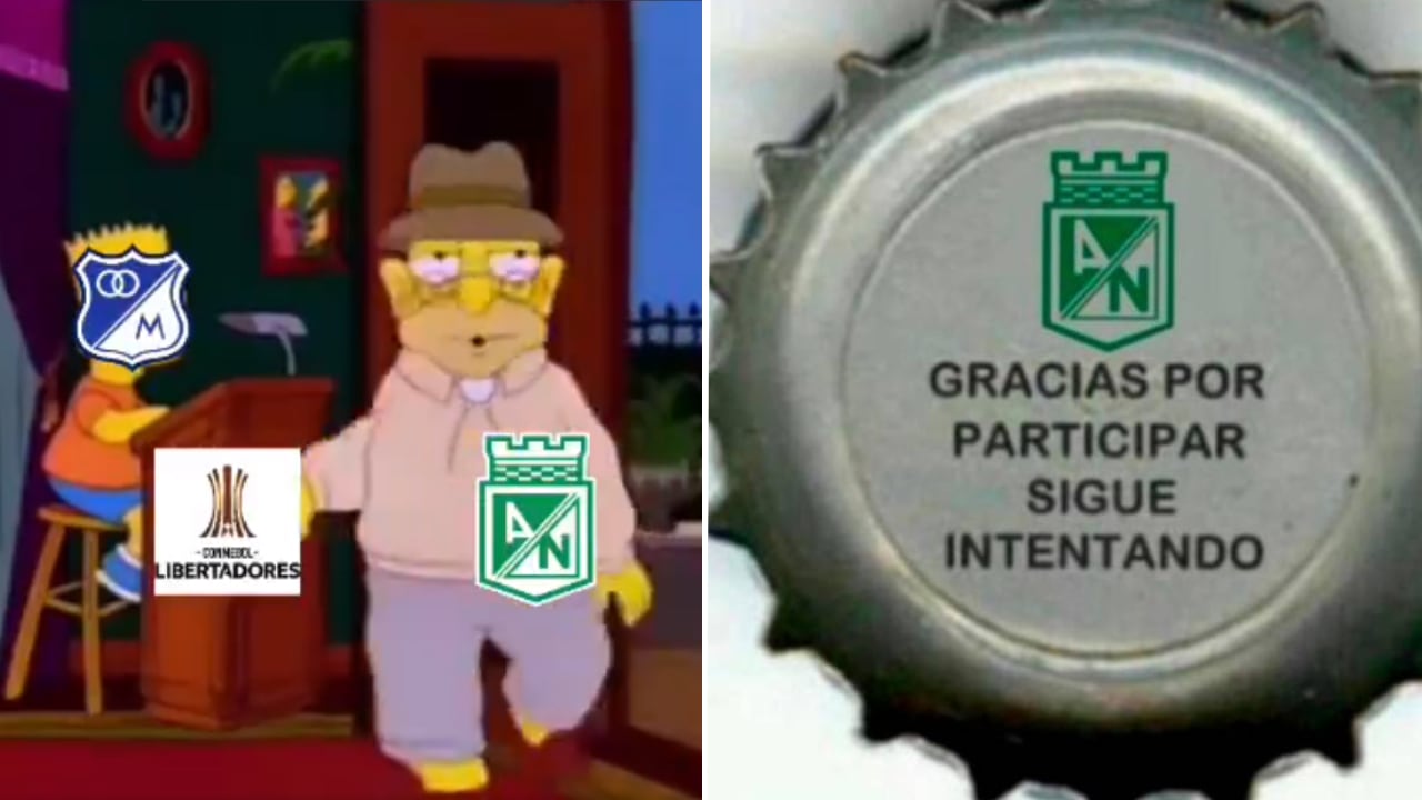 Atlético Nacional, protagonista en redes tras eliminación de Copa Libertadores.