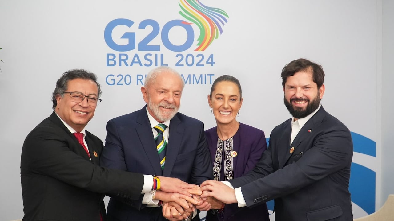 El mandatario colombiano sostuvo una reunión en la que participó el presidente de Brasil, Luiz Inácio Lula da Silva, el jefe de Estado de Chile, Gabriel Boric, y la recién posesionada presidenta de México, Claudia Sheinbaum.