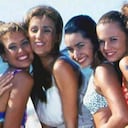 Elenco de "Las Juanas", novela de 1997 protagonizada por Susana Torres, Angie Cepeta, Catherine Siachoque, Xilena Aycardi y Carolina Sabino.