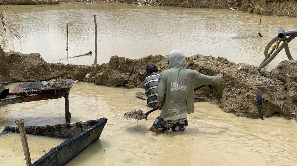 Minería en el Bajo Cauca.