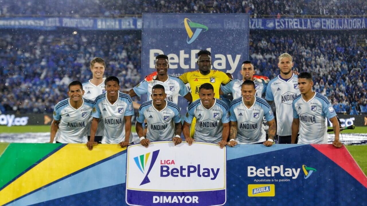 Millonarios en la previa del duelo con Santa Fe.