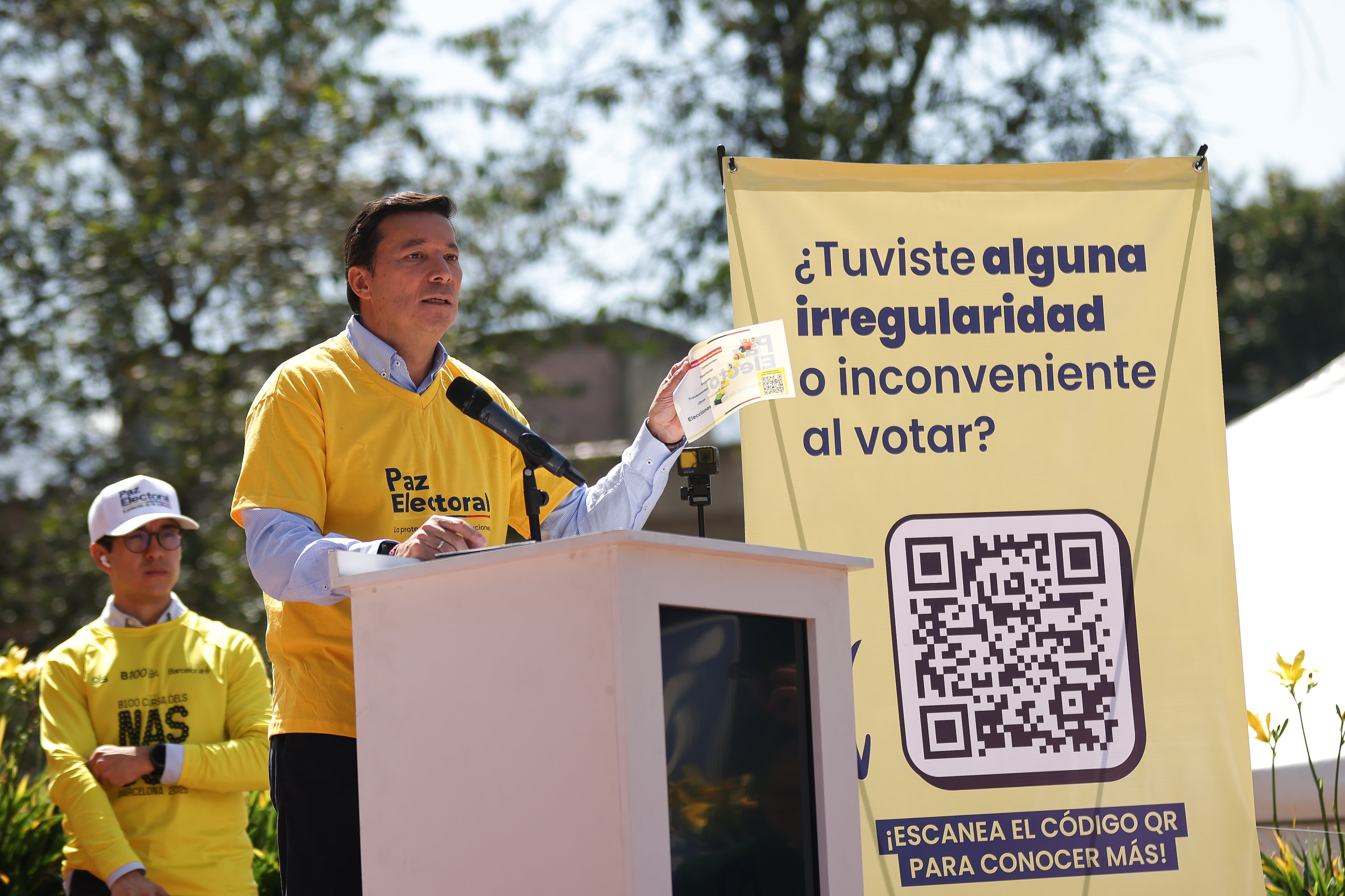 Bogotá. Febrero 26 de 2026. En la Registraduría Nacional del Estado Civil, el procurador Gregorio Eljach realizó la instalación de la jornada Colombia se Viste de Paz Electoral, una estrategia en la que participarán miles de funcionarios, organizaciones del sector productivo y de la sociedad civil para blindar el proceso electoral.
Hernán Penagos Giraldo