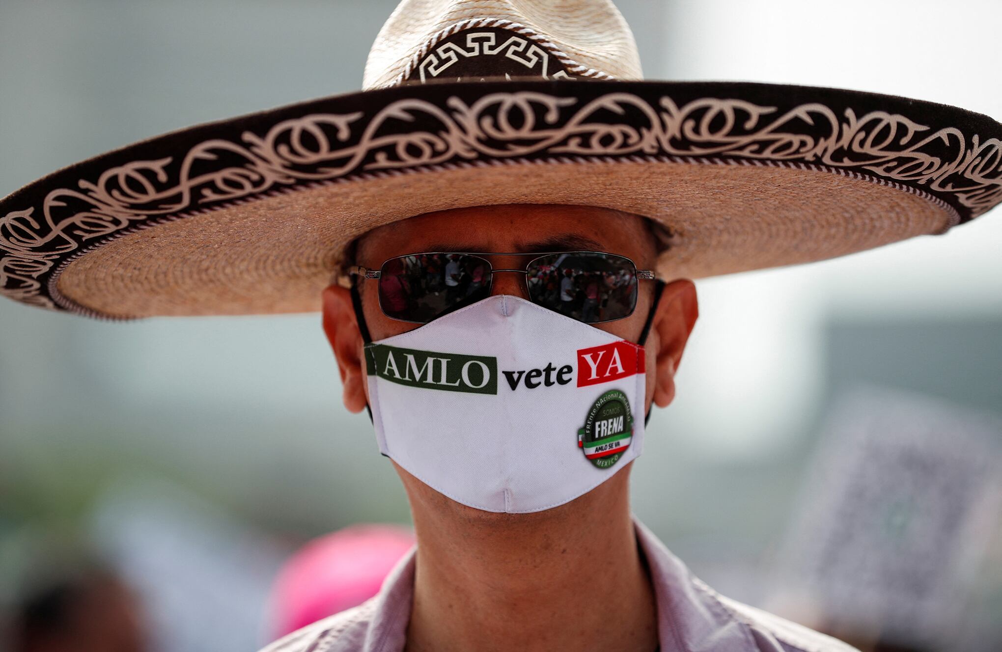 En imágenes : Miles de personas protestan en el Zócalo de la Ciudad de México